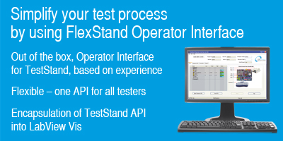FlexStand Operator Interface.